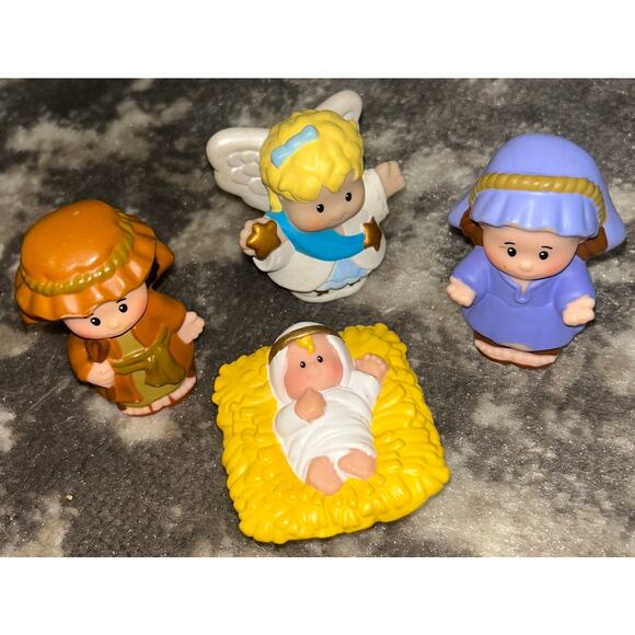 Fisher-Price On the Go Nativity Christmas Manger Story Travel Box #2 - Picture 2 of 9
